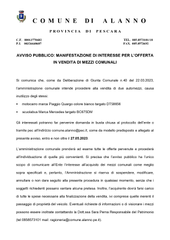 Avviso "MACELLAZIONE A DOMICILIO DEI SUINI PER IL CONSUMO PRIVATO" STAGIONE 2025 - 2026